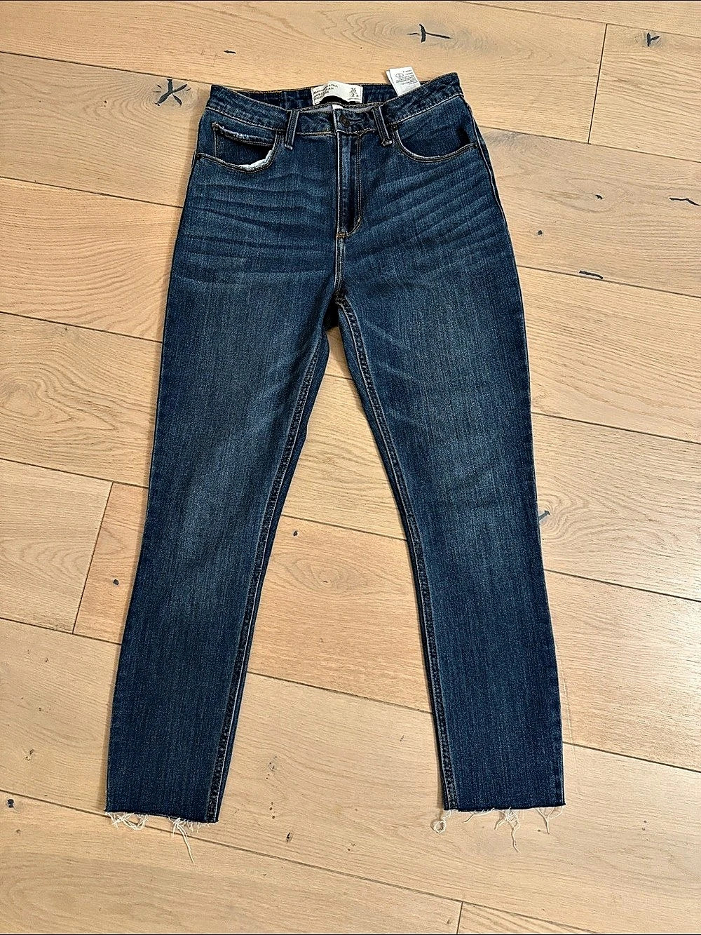 Abercrombie & Fitch High Rise Jeans Straight Leg Jeans Waist 26